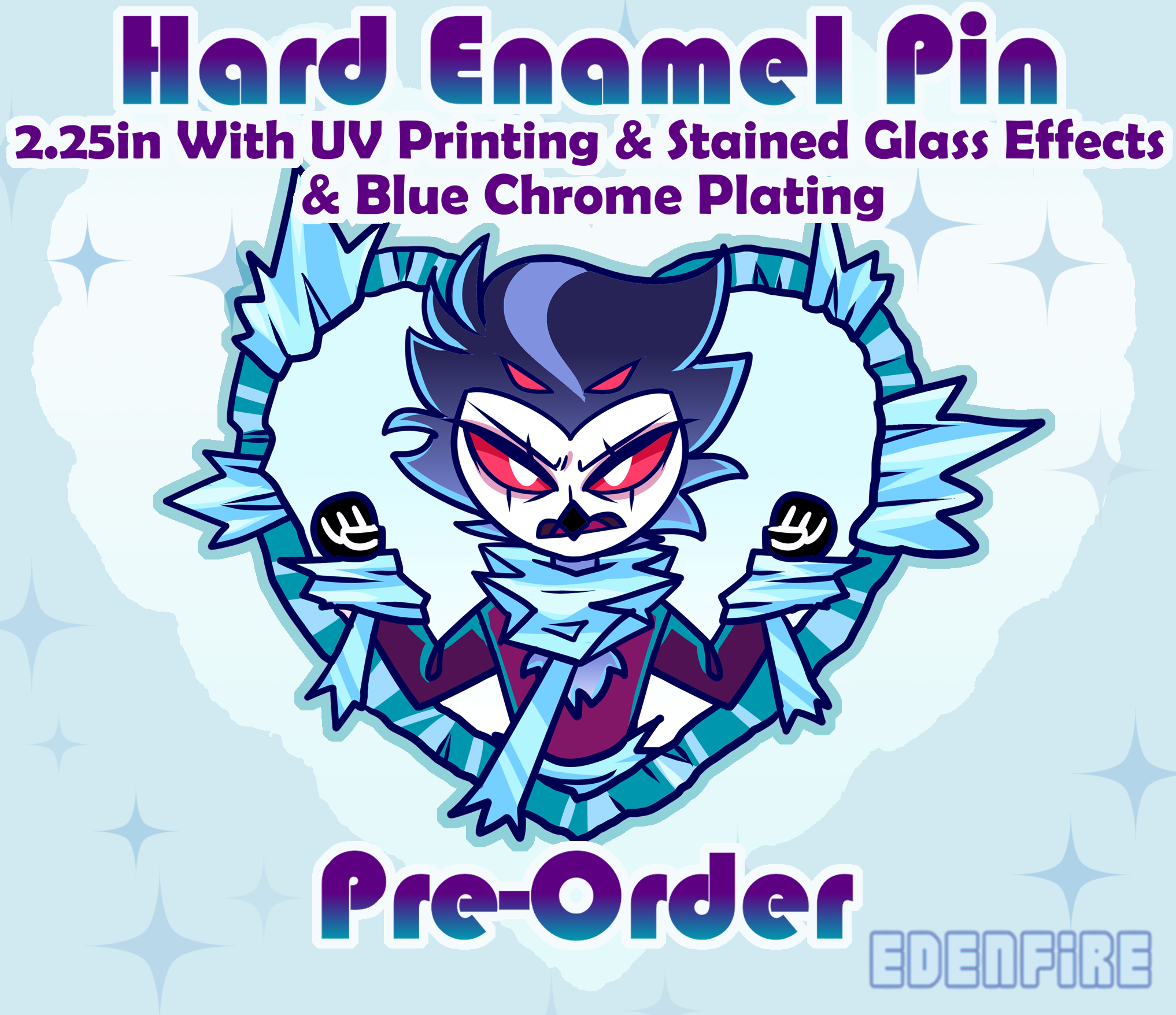 Stolas Do It P♥ssy - 2.25in Hard Enamel Pin - [PREORDER]