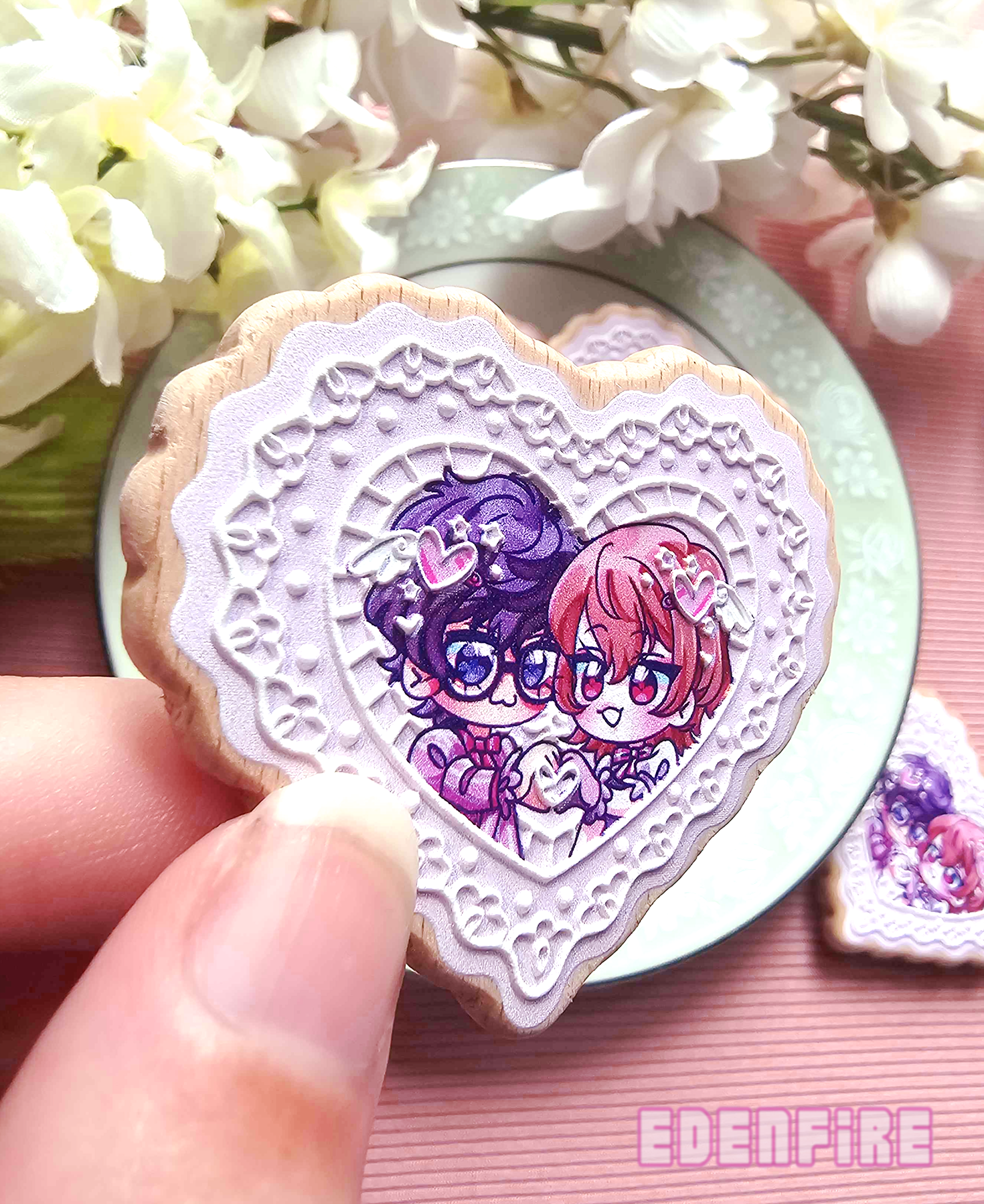 Shuake Cookie Embossed Wood Magnets - [PERSONA 5]